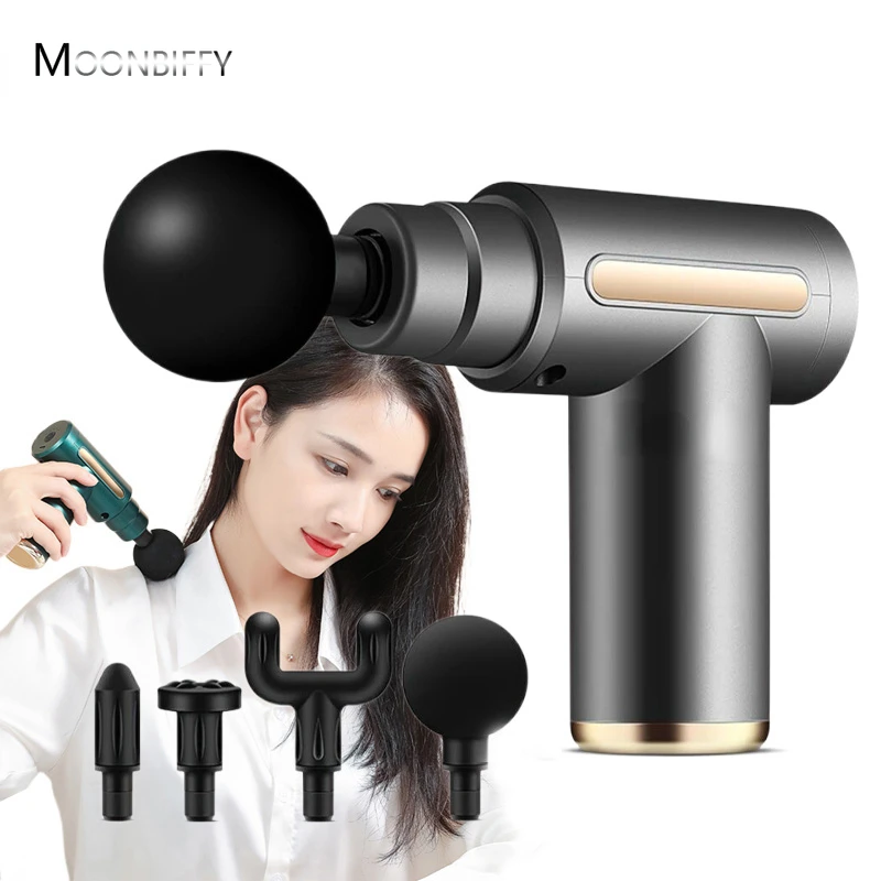 

Massage Gun Electric Massager Portable Percussion Muscle Relax pain Relief Body Neck Back Vibration massaged Relaxation tool