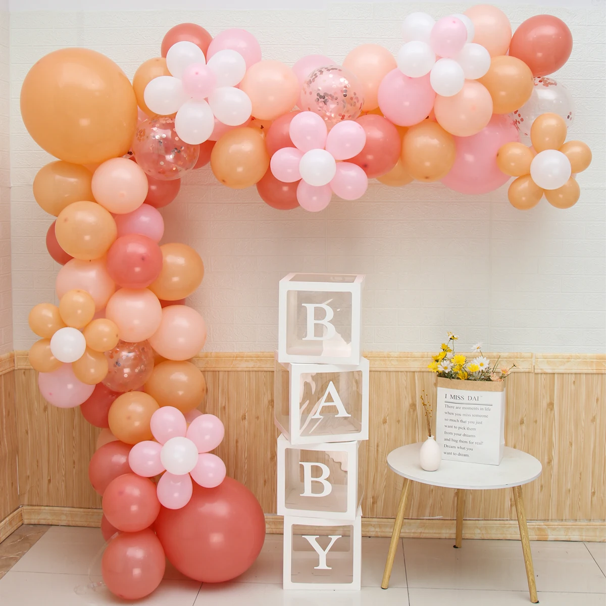 

Macaron Daisy Balloon Garland Arch Kit Wedding Birthday Party Decoration Kids Baby Shower Baloon 1st Birthday Latex Ballon