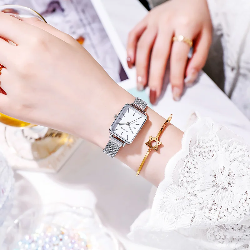 

Steel CHRONOS Quartz Women Luxury Watches Stainless Ladies Business Japanese Quartz Movement CH 39