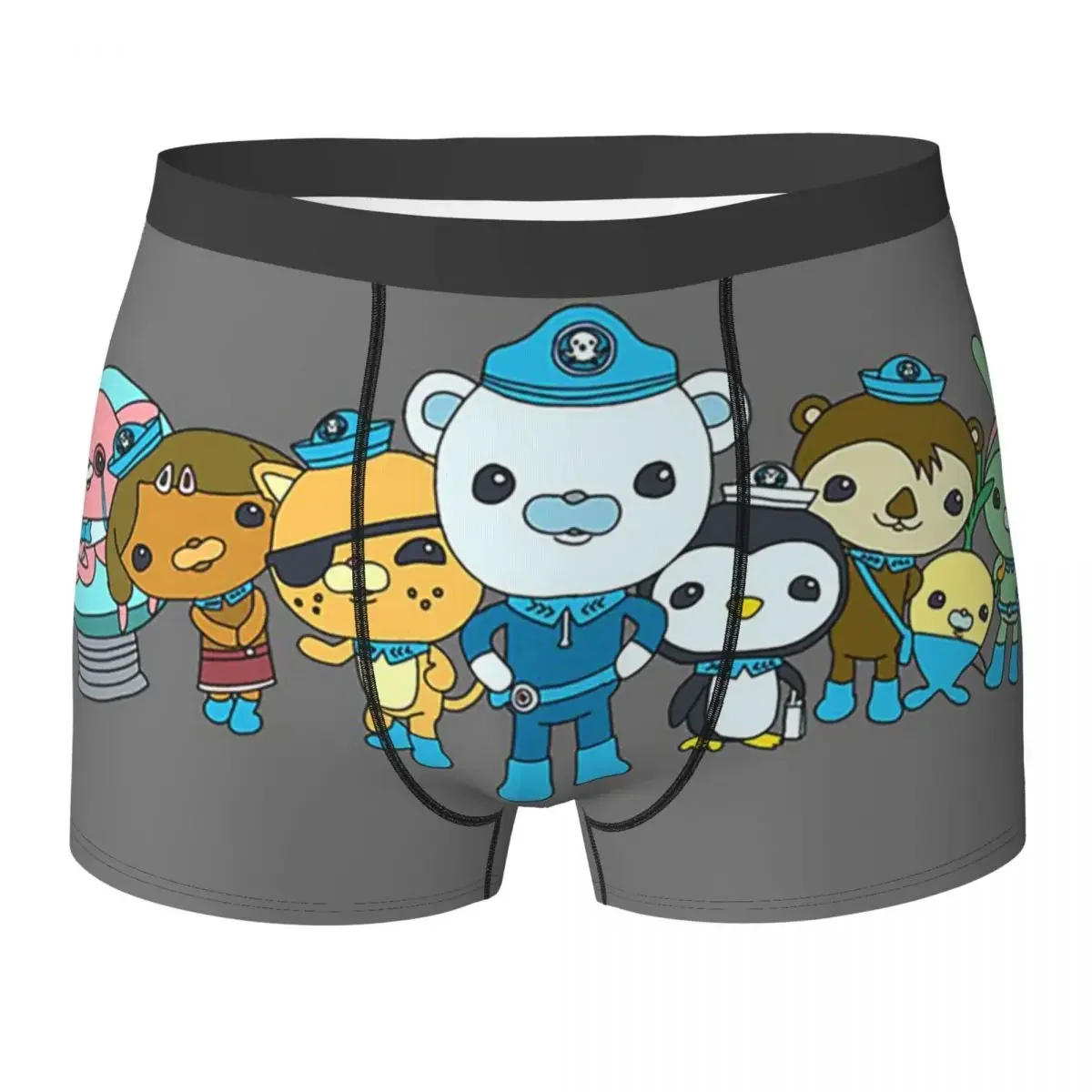 Трусы-боксеры шорты трусики Octonauts мужское мягкое нижнее белье для Homme мужские