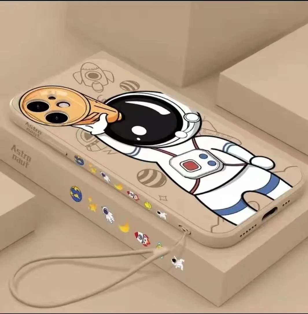 

Чехол с астронавтом для iPhone 11 iPhone13promax side 13pro объектив полноразмерный защитный чехол с защитой от падения