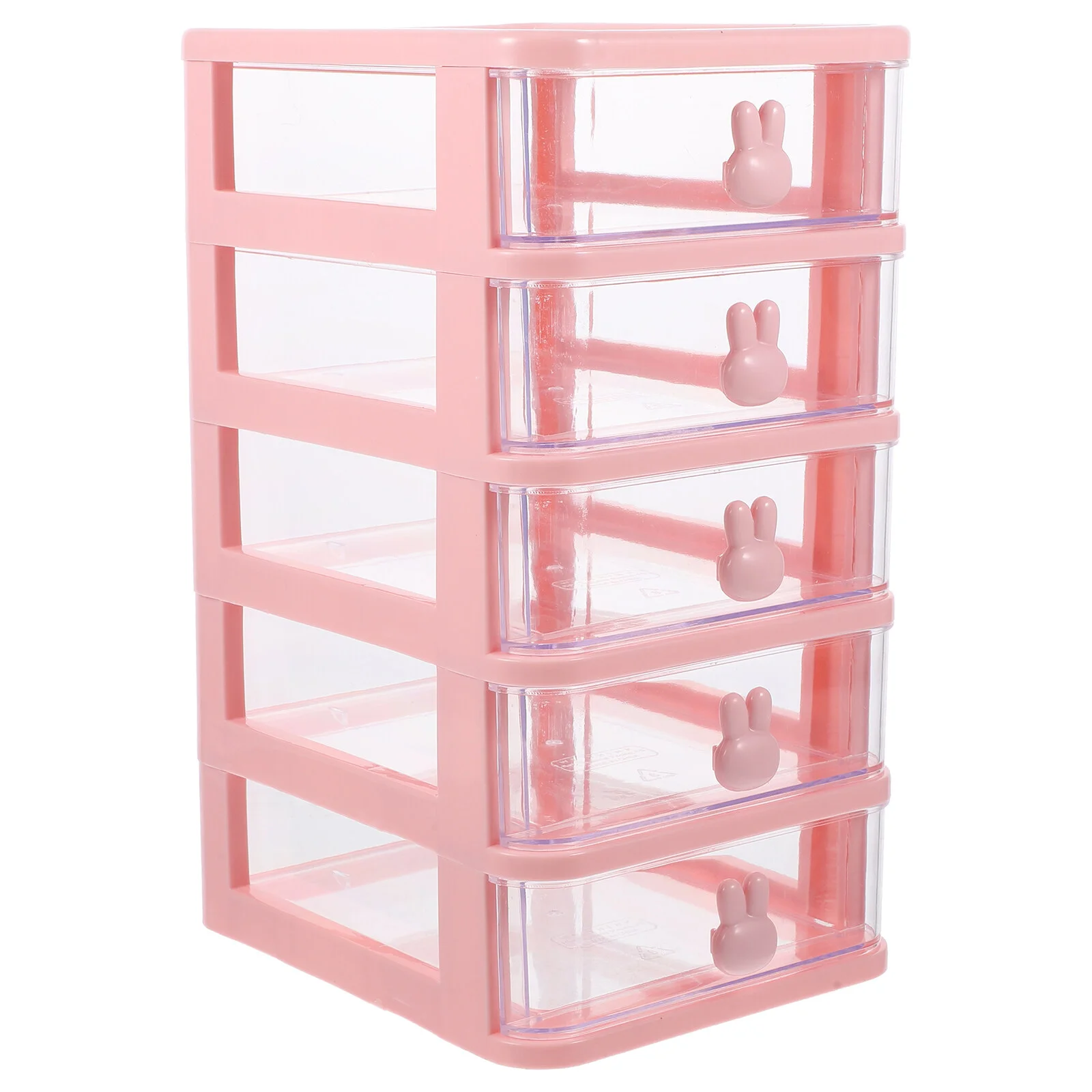 

Drawer Storage Cabinet Office Case Cosmetics Box Plastic Drawers Sundries Container Tabletop Clear Plastic Container Tape