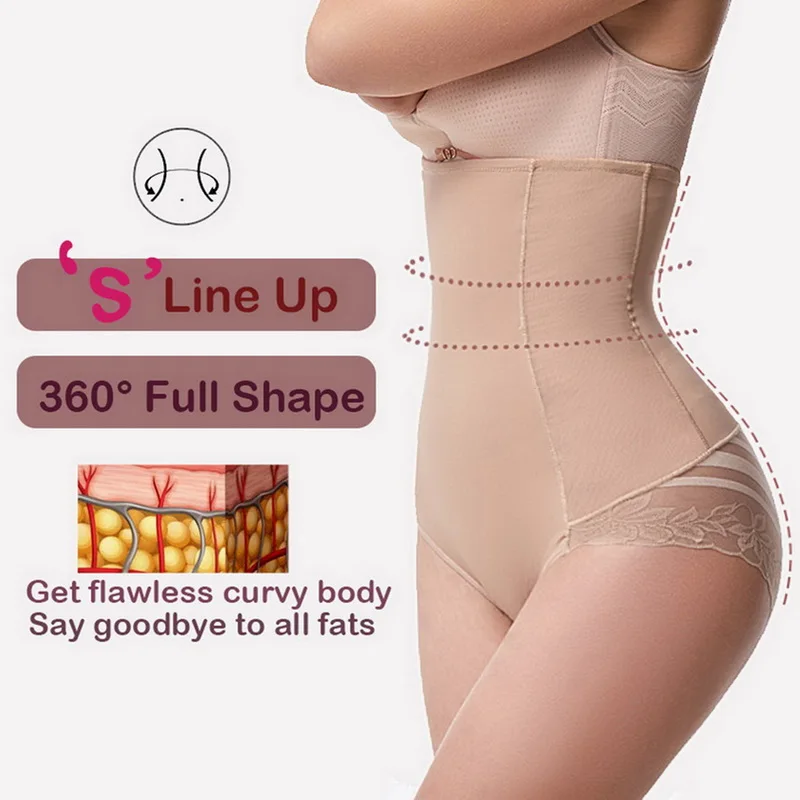 

Women High Waist Trainer Body Shaper Panties Tummy Belly Control Body Slimming Control Shapewear Girdle Underwear Waist Trainer