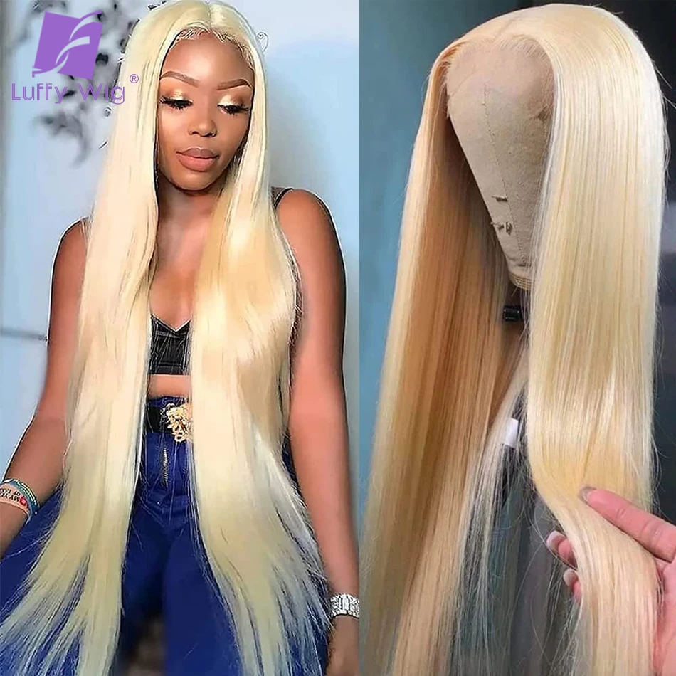 

613 парик на сетке спереди из человеческих волос 13x 6 медовые светлые парики на сетке спереди из человеческих волос для женщин прозрачные бразильские Прямые фронтальные парики