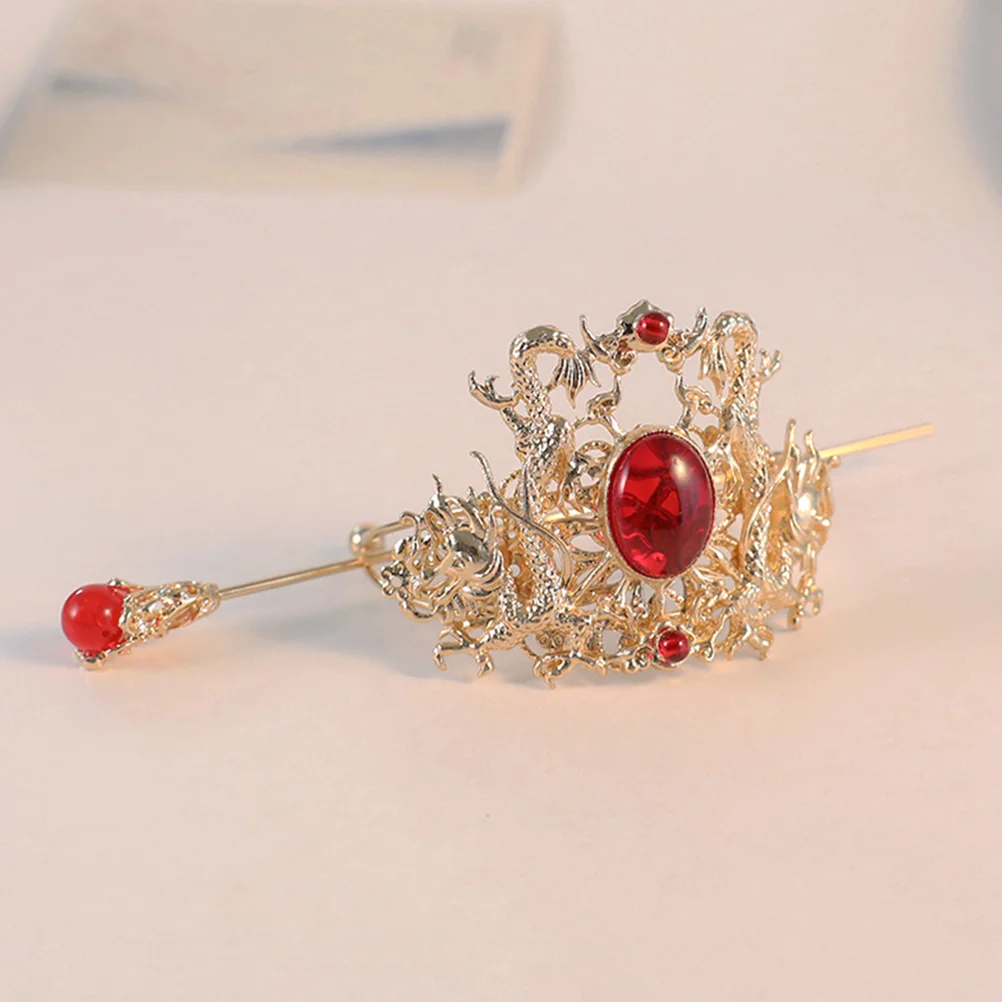 

Traditional Tiaras Hair Crown Hairpin Bride Headpieces Wedding Beautiful Headdress