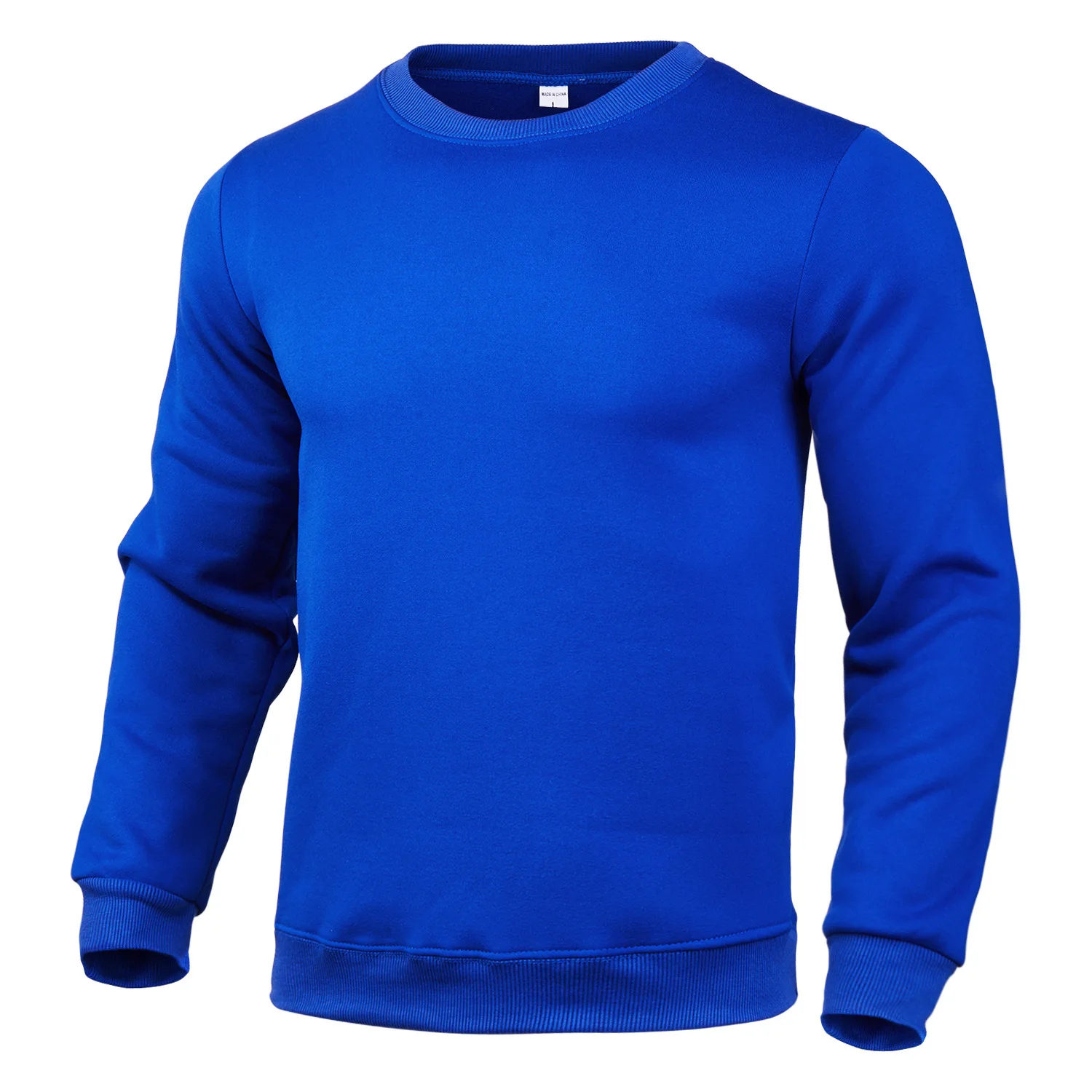 

2023 New Men O-Neck Sweatshirts Autumn Casual Solid Plus Fleece Spliced Hoody Hip Hop Streetwear Drop Shipping