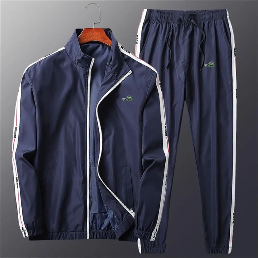 2023 New Sportswear Casual Hoodie Set Street Sportswear Spring Men's Jacket+Pants Two Piece Set