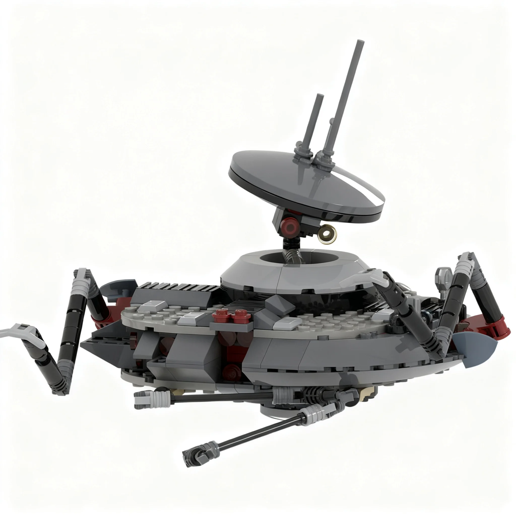 Фото Набор строительных блоков MOC Star Battle Spybot Maul, 244 детали, конструктор, игрушка, идея для подарка на Рождество, день рождения, развивающая игрушка для детей №4