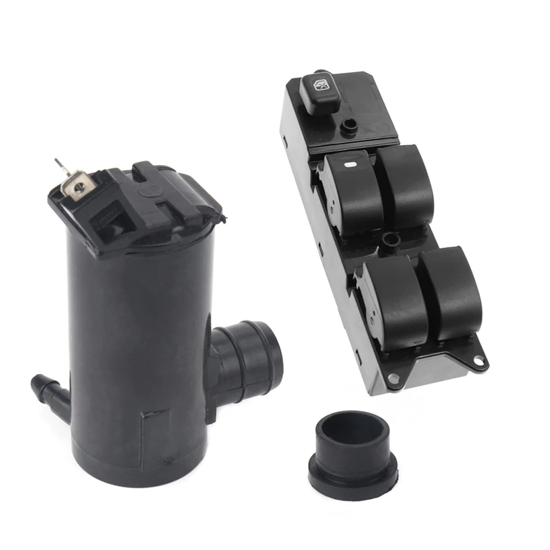 

1 Pcs Car Window Driver Side Main Switch LHD & 1 Pcs Windshield Washer Pump New