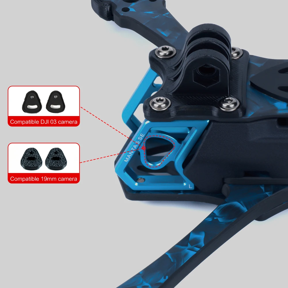 Axisflying Manta5 SE FPV набор рамок для дрона квадратная рама кинематографического