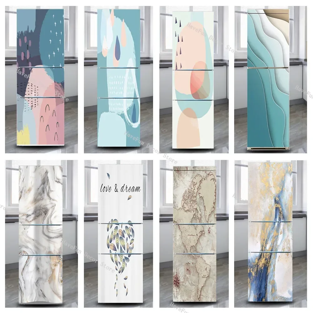 Водостойкая самоклеящаяся наклейка на холодильник