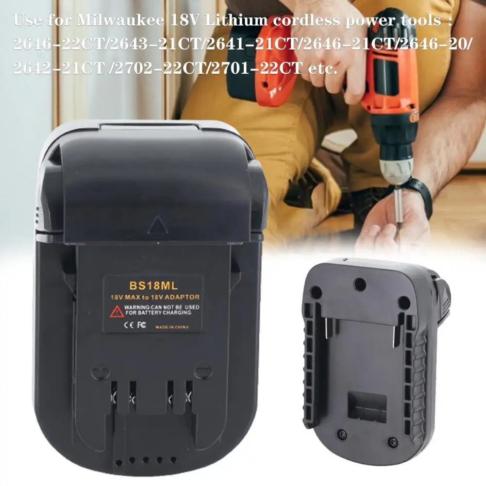 

Eco-friendly Plastic Cordless Power Tool Battery Converter 18V Adapter Converter Simple Structure