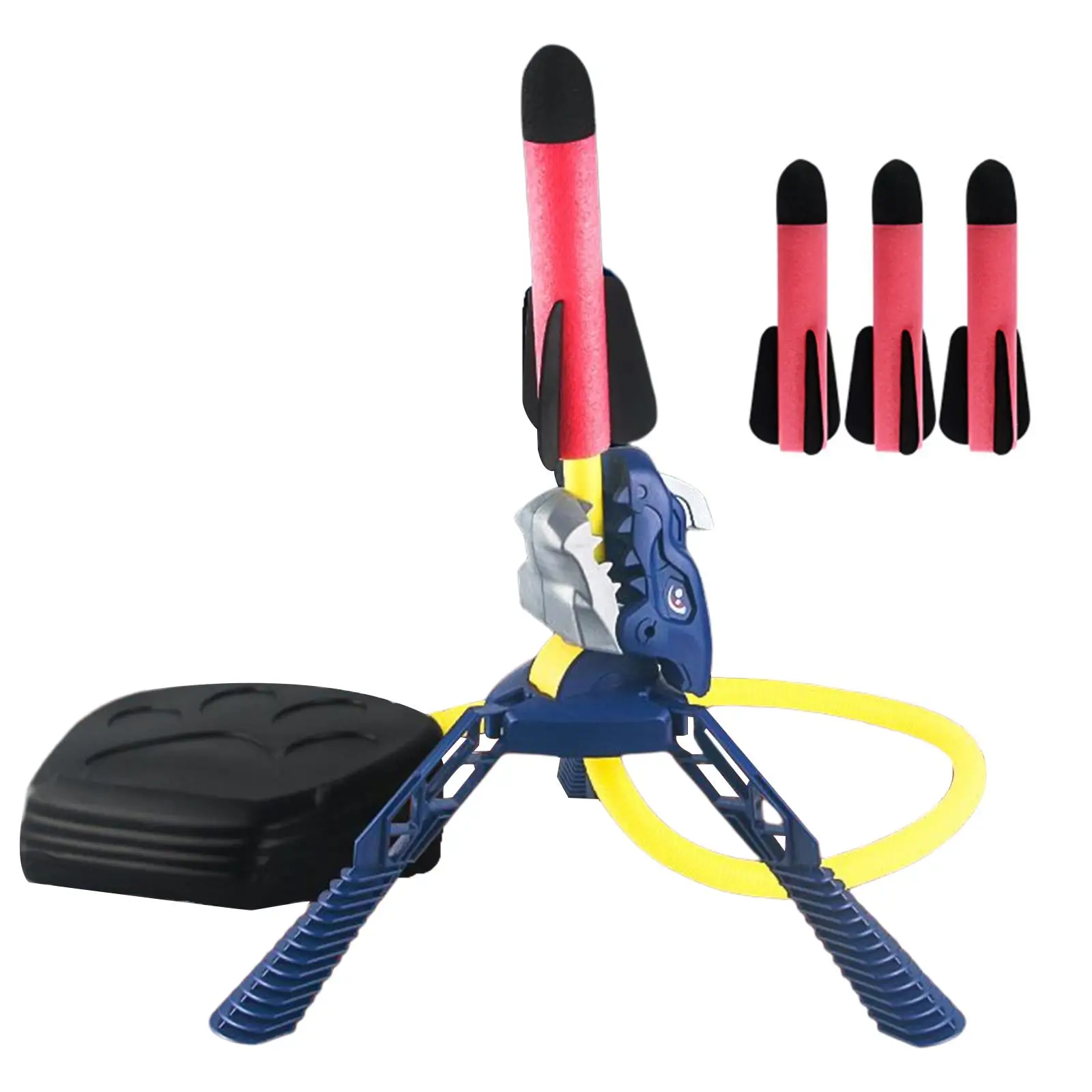 

Foot Rocket Toy Dinosaur Rocket Toy Outdoor Garden Rocket Toy Rocket Launcher Toy for Children Girls Kids Boy Gift