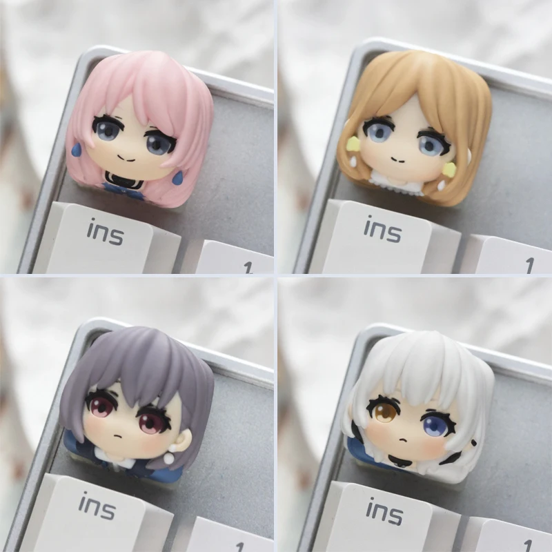 BanG Dream! Это МиГО!!!!! Колпачок для клавиш из смолы Anon Chihaya/Rana Kaname/Soyo Nagasaki 3D Handmade Artisan