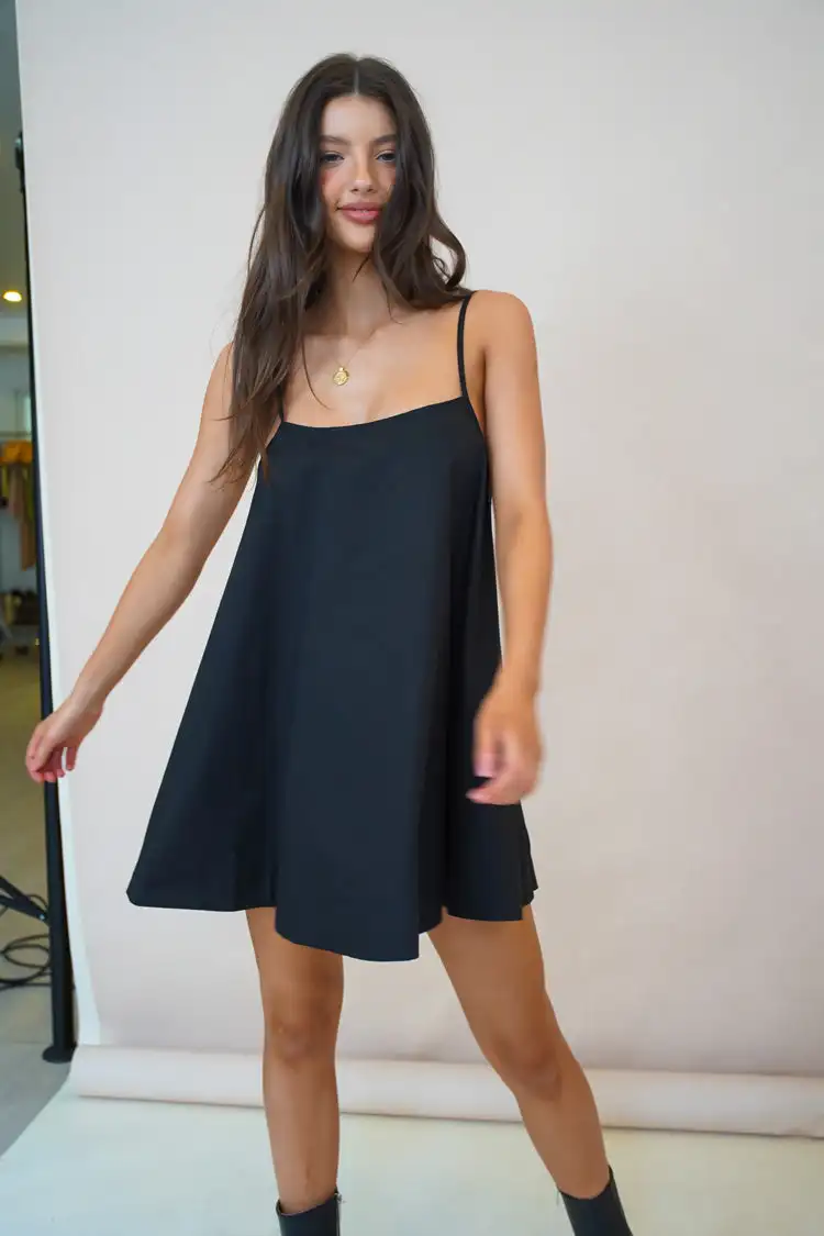 

Женское мини-платье с открытой спиной, ТРАПЕЦИЕВИДНОЕ свободное платье без рукавов на бретелях-спагетти, элегантные летние Клубные платья ...