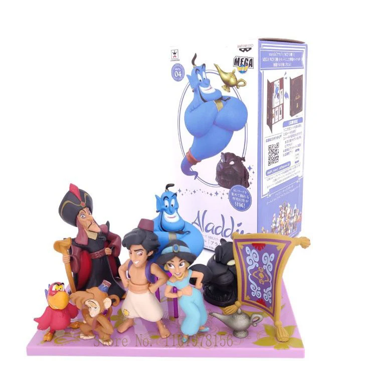 

Фигурка принцессы жасмин, игрушка, зловещая обезьяна, тигр, Аладдин и его лампа, ПВХ экшн-фигурка, модель, игрушечные куклы
