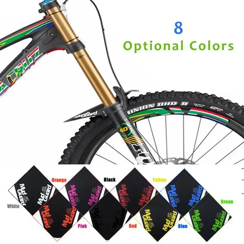 Красочные инженерные пластиковые велосипедные крылья для горных и шоссейных