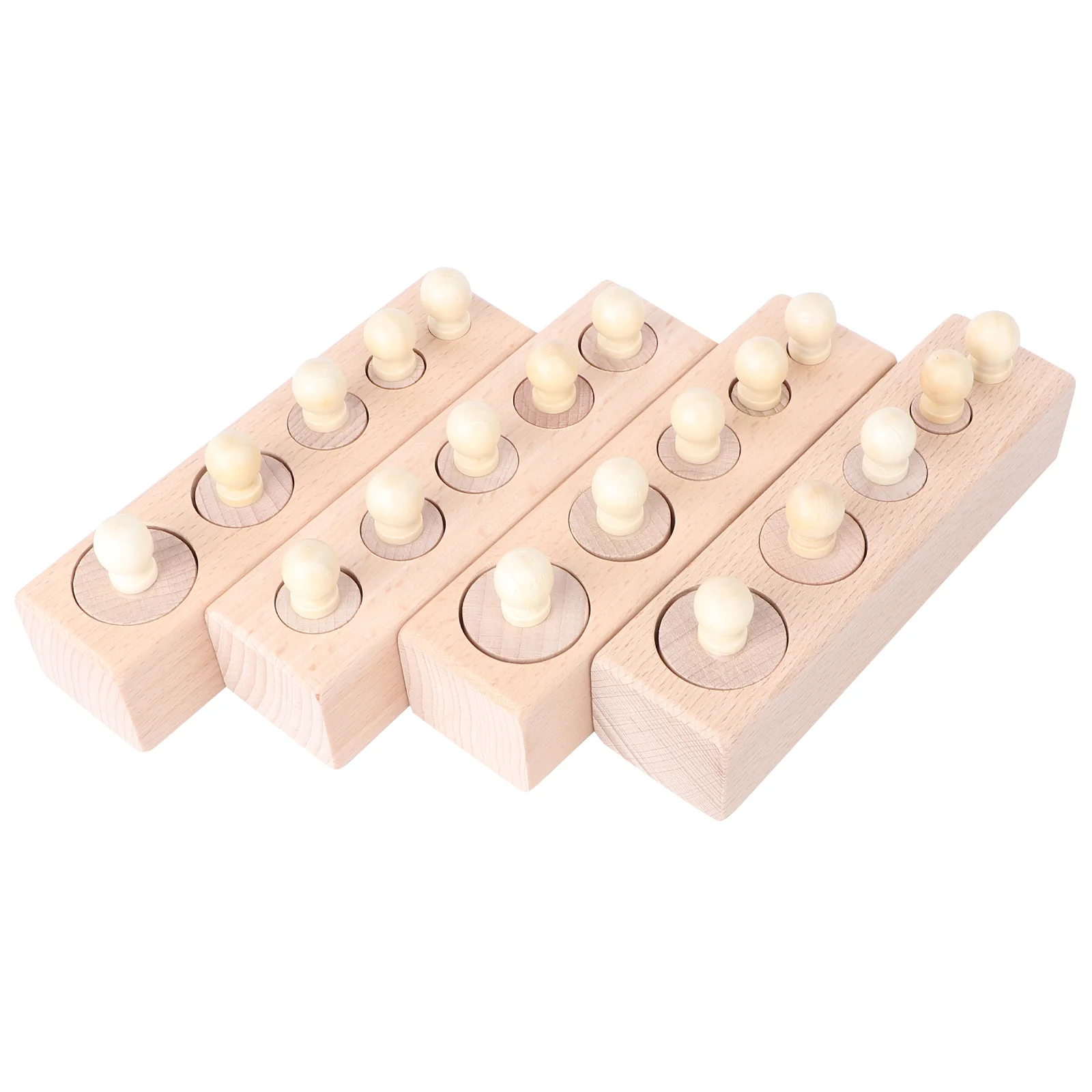 

Деревянные игрушечные блоки Монтессори, сокет, цилиндры, игрушки, обучающие Детские Обучающие деревянные пособия, раннее развитие, чувство ...
