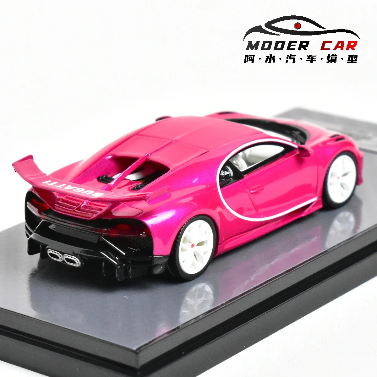 1:64 Chiron Pur Sport Klon Pink суперкар статическая модель автомобиля из смолы, коллекционное украшение, игрушка на заказ (art.: 3920d305808bb) - 3920d305808bb