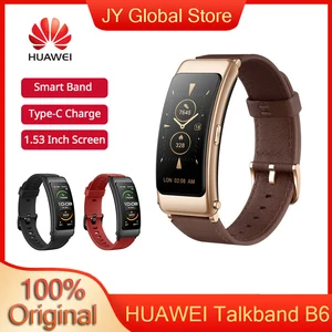Huawei talkband b6 bluetooth 5. 2 smart bracelet wearable sports wristbands 1. 53 inch amoled screen kirin a1 processor 41 Item image