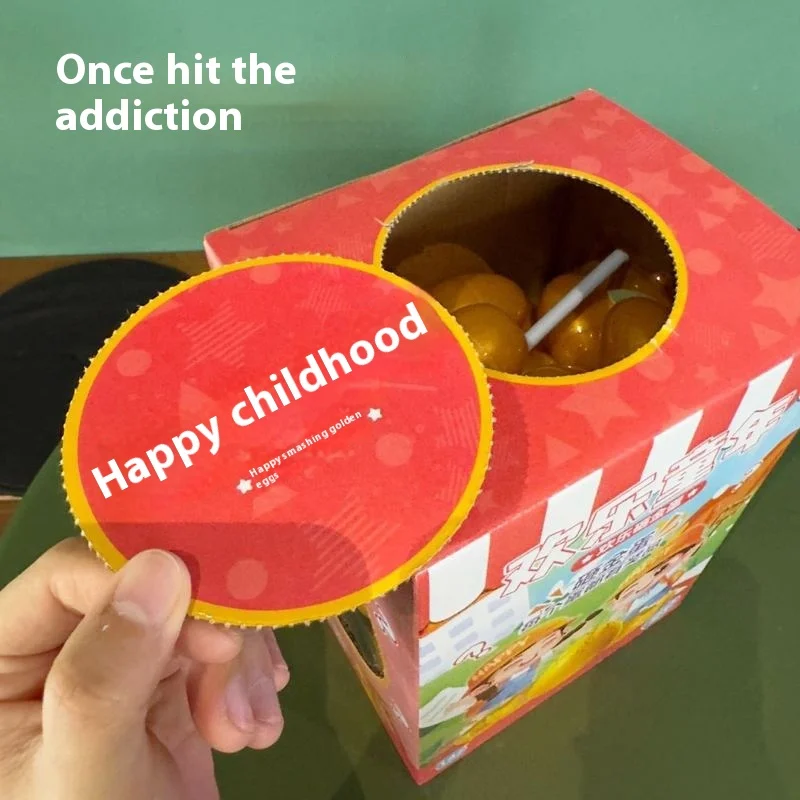 Золотой яичный разбивающий детский слепой ящик кукла-сюрприз разборка забавная