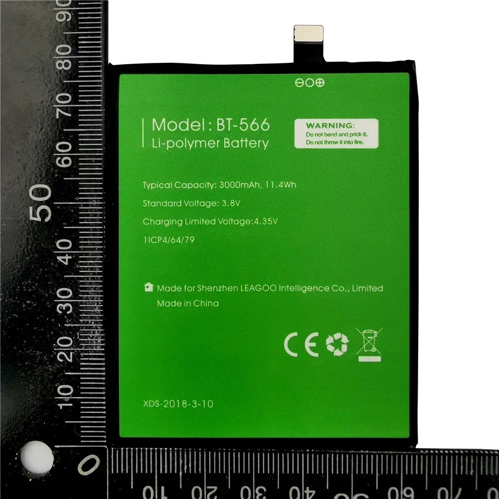 100% оригинальный аккумулятор BT-565 и BT-566 3000 мАч для Leagoo KIICAA Mix T5 T5C BT565 BT566 детали