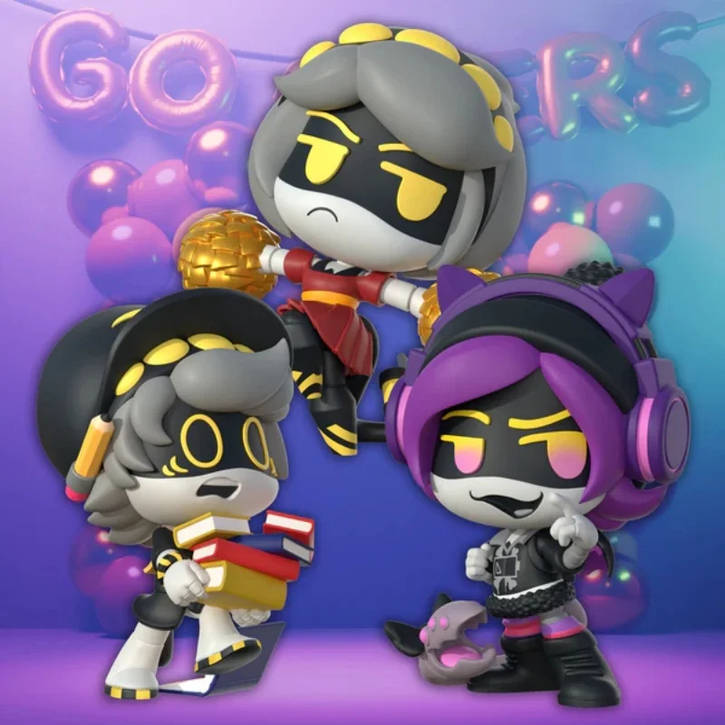 Фото Коллекционная фигурка-сюрприз Glitch Murder Drones из серии Animiniz School Spirit, декоративное украшение для взрослой коллекции №3