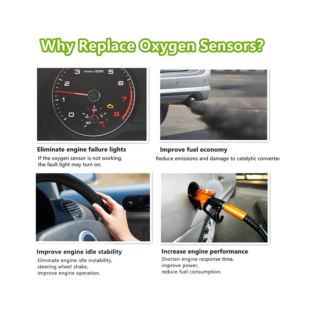 

234-4797 O2 Oxygen Sensor Air Fuel Ratio Downstream for Accord 2.4L 2003 2004 2005 2006 2007 1Pcs