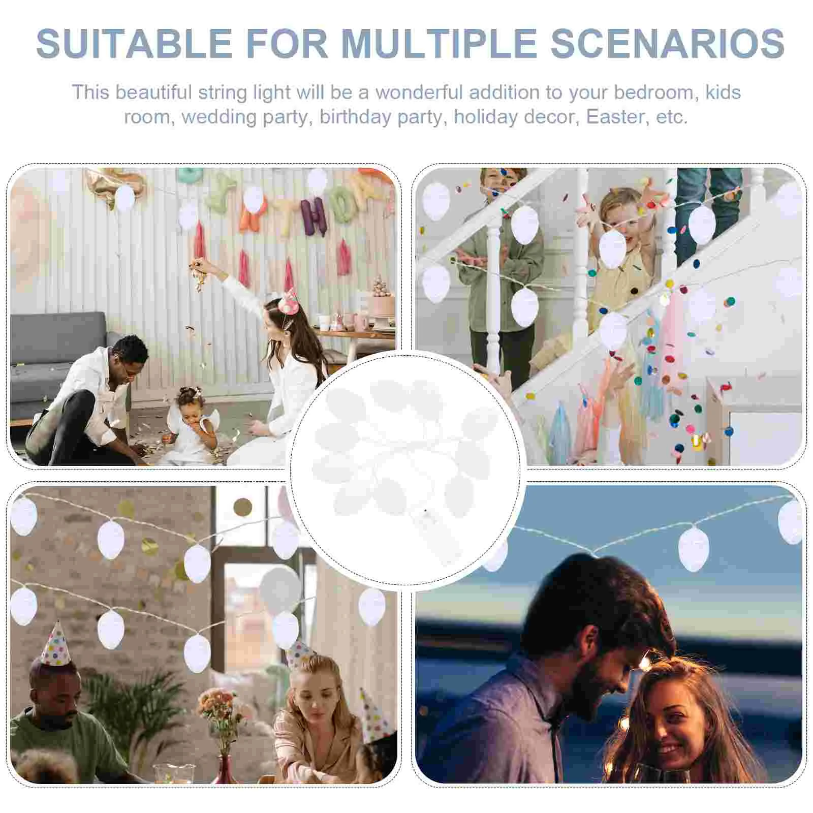 Лампа из треснувший яичной скорлупы материал премиум-класса гирлянда свадебная