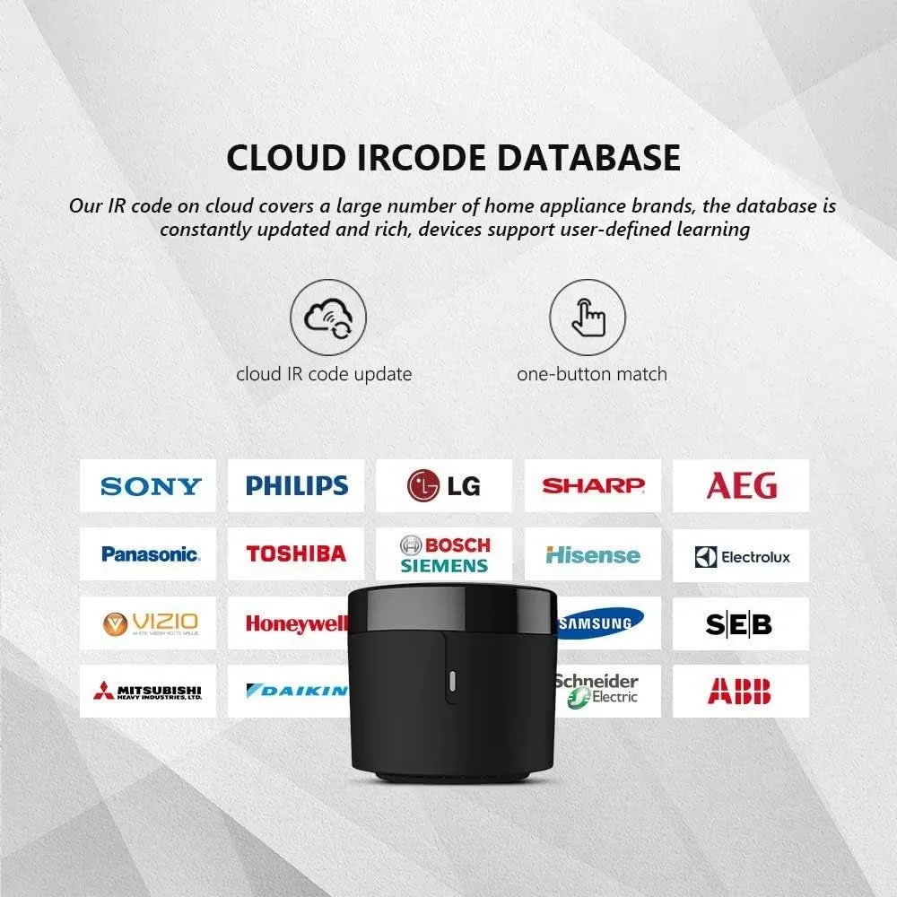 Broadlink RM4 мини ИК-пульт дистанционного управления, датчик температуры и влажности кондиционера, умный дом, работа с Aleax Google Assistant (art.: 3920d0382dbee) - 3920d0382dbee