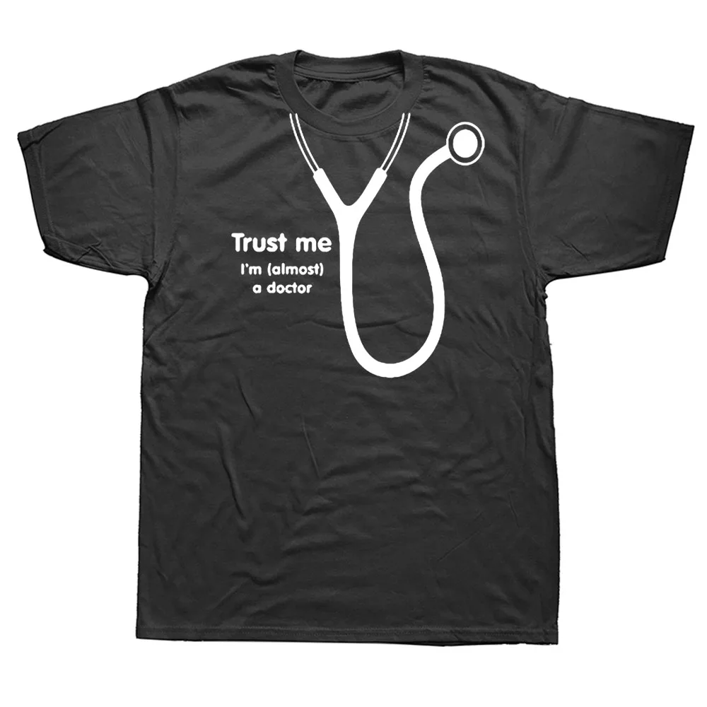 Футболка мужская хлопковечерние с круглым вырезом смешная надписью Trust Me I'm very A