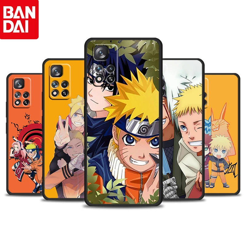 

Hot Anime NARUTO Cute Boy For Redmi 10 9 9C 9A 8 8A 7 7A 6 6A 5 5A 4X 4G 5G Prime Pro Plus Silicone Soft Black Phone Case Coque
