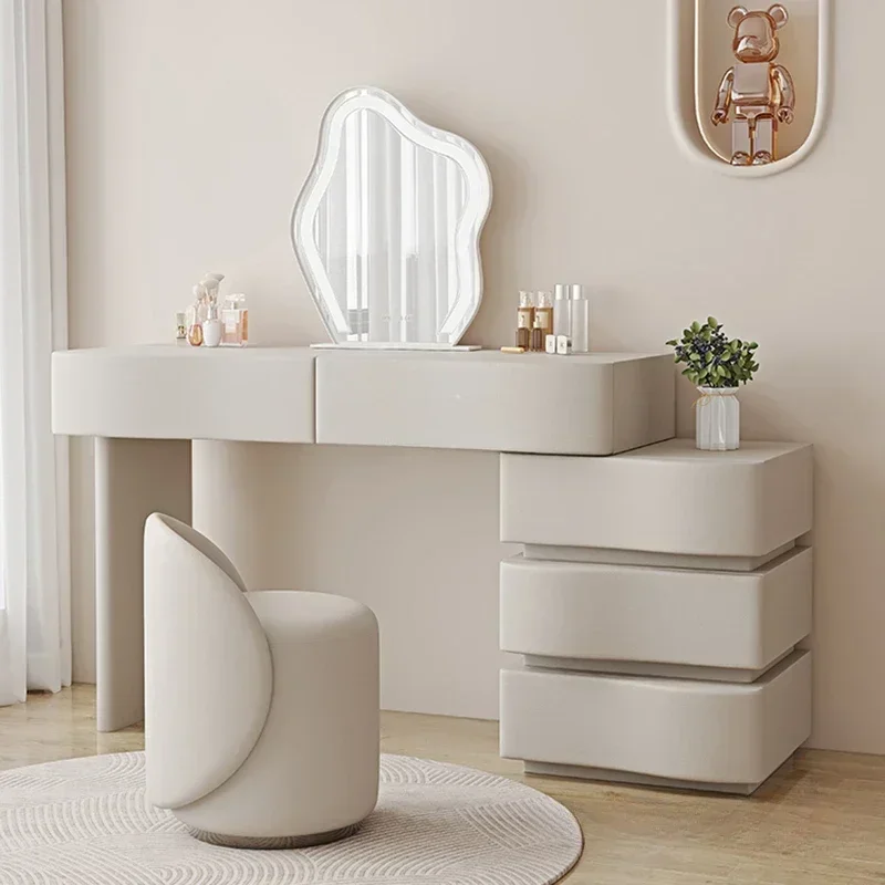 Тумбочка черный туалетный столик для макияжа роскошная минималистичная мебель