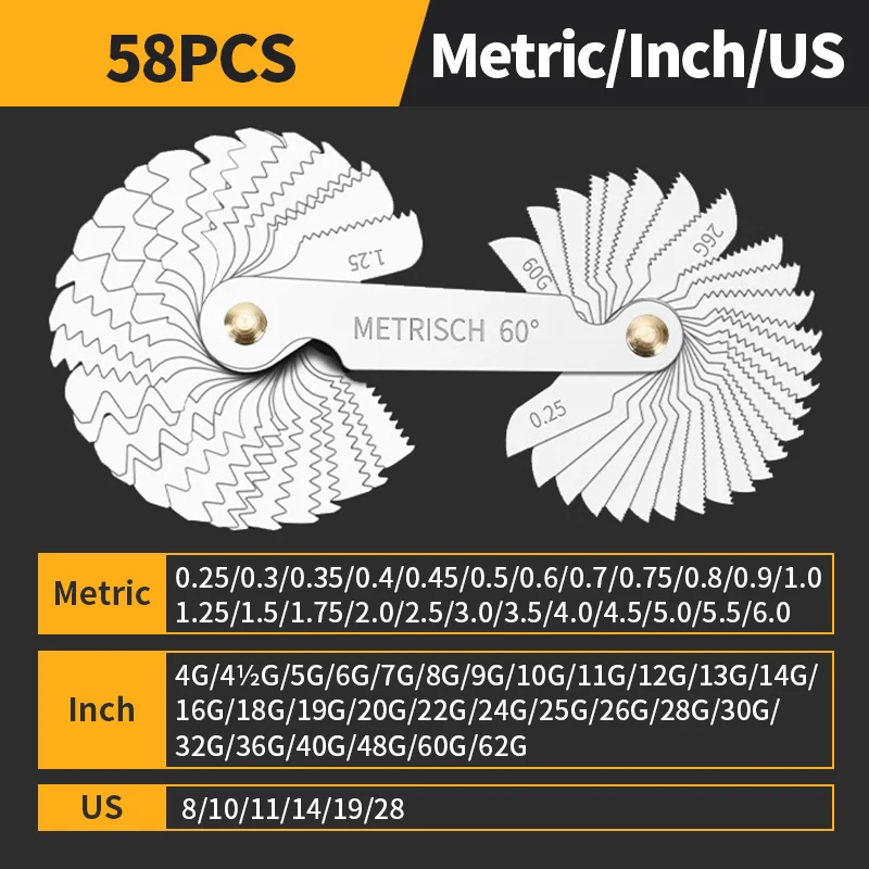 

Резьбовые калибры 55/60 градусов