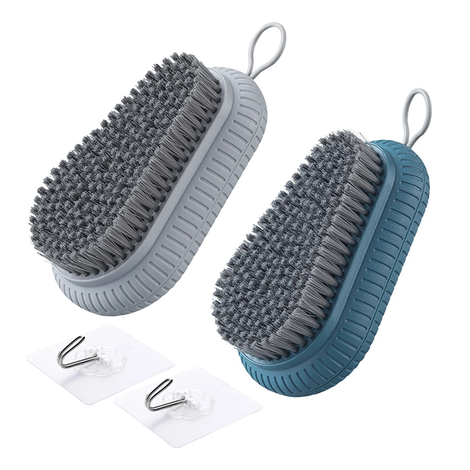 

2 шт., щётка для ногтей, с 2 крючками