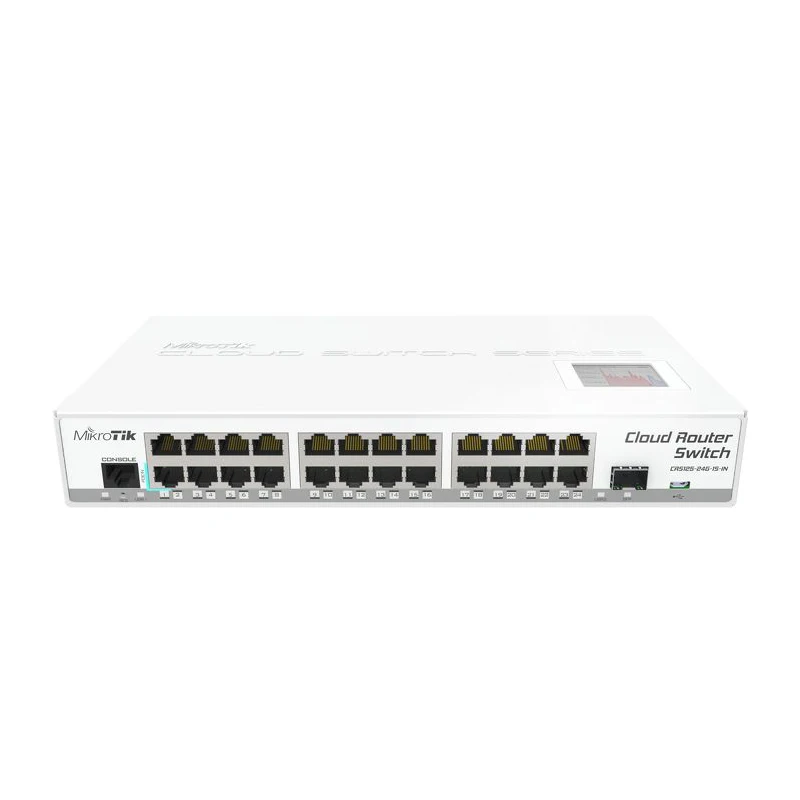 MikroTik CRS125-24G-1S-IN, Cloud Router Gigabit Switch, 24x 10/100/1000 Mbit/s Gigabit Ethernet with AutoMDI/X