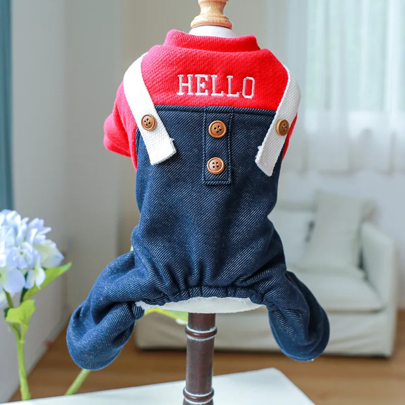 

Puppy Small Dog Costume Rompers Thicken Warm Dog Clothing Winter Pet Coat Jumpsuit Chihuahua Poodle Yorkie Pomeranian Garment