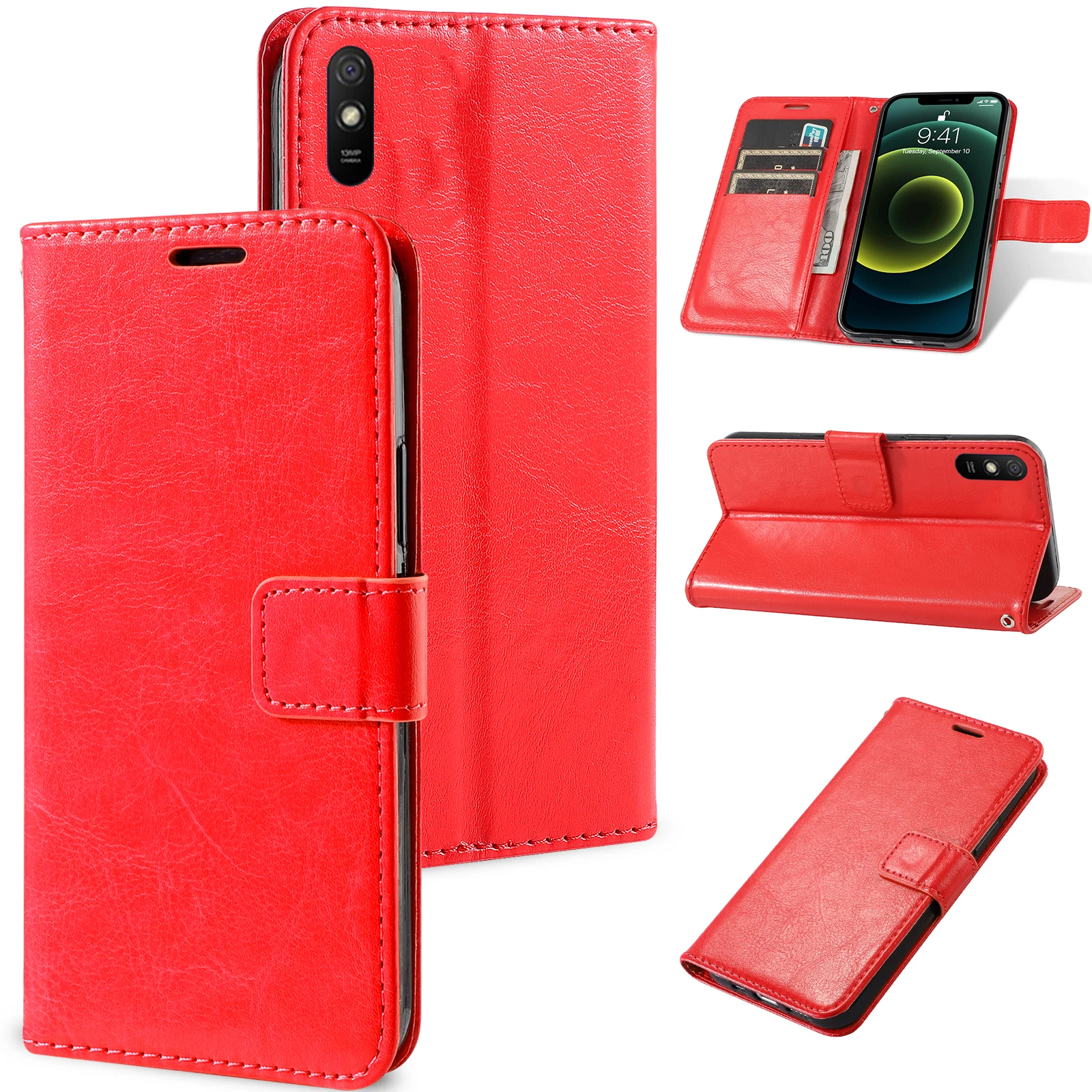 

Wallet Cover For Xiaomi Redmi Note 7 7S 7A 6 5 4 3 8 8A 8T 6A 5A 4A 4X 3S K20 Pro SE Plus case Flip Magnetic Cover Phone Leather