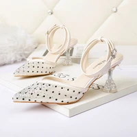 net yarn butterfly knot women gladiator sandals shoes sexy high heels sandals summer pumps buckles party dress shoes