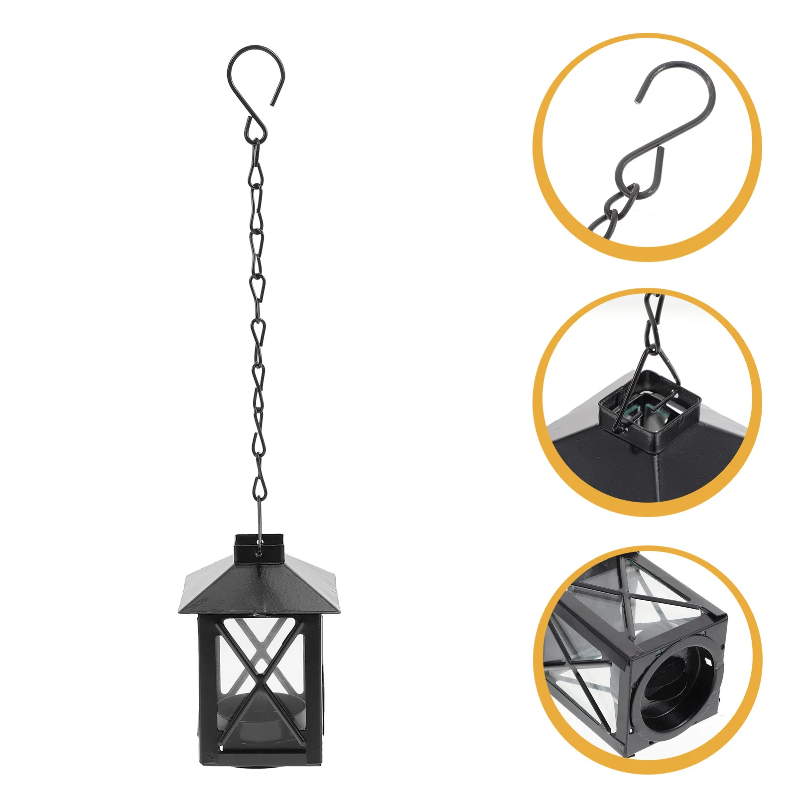 

Lantern Holder Lanterns Metal Hanging Pillar Outdoor Table Lamps Window Decor Vintage Farmhouse Tealight Votive Candlestick