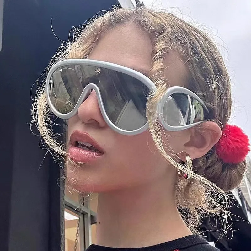 

Fashion New Oversized Sunglasses For Men Women Luxury Brand Design Sun Glasses UV400 Shades Eyewear gafas de sol