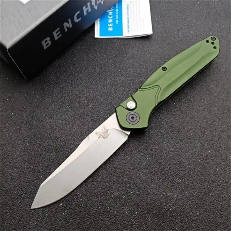 

Aluminum Handle Benchmade 9400 Tactical Folding Knife S30V Steel Outdoor Camping Safety-defend Pocket Military Knives EDC Tool
