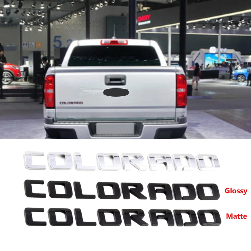 

ABS Car Front Hood Rear Tail COLORADO Sticker for Chevrolet Cruze Aveo Trax Chevy V8 Silverado Cavalier Lacetti Captiva Equinox