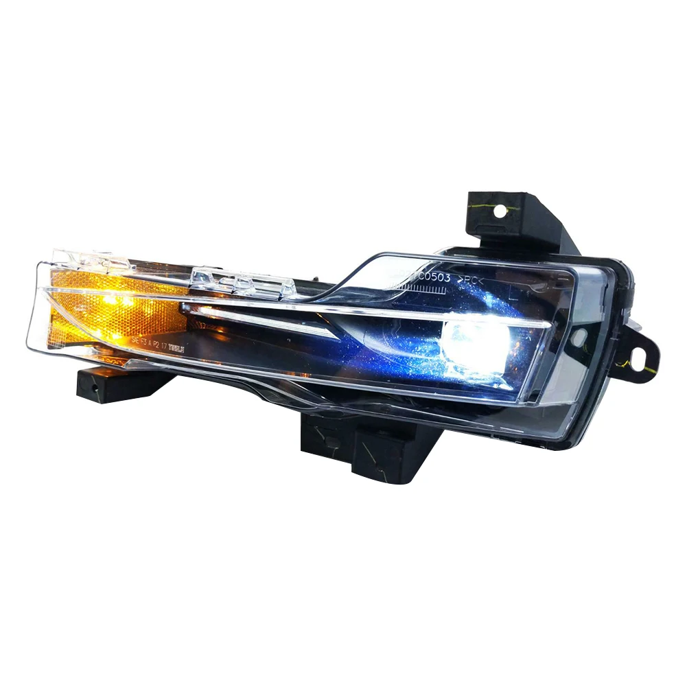 

New Left for 2017 18 19 20 2021 Tesla Model 3 / Y Car Front Fog Light Driving Lamp LED DRL Amber UP-LEVEL US Version