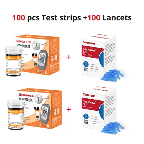 Sinocare тест-полоски для мочевой кислоты UA-1