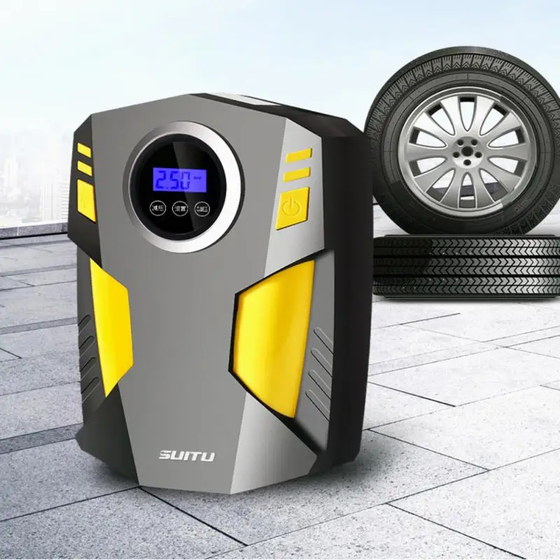 

Dc12v Automobile Air Compressor Universal Durable Digital Tire Inflation Pump Multifunctional Portable Car Supplies