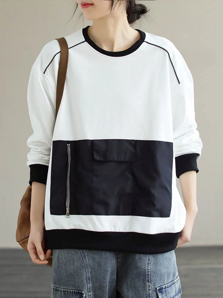 Женская модная Свободная белая толстовка Max LuLu в японском стиле 2022 женская