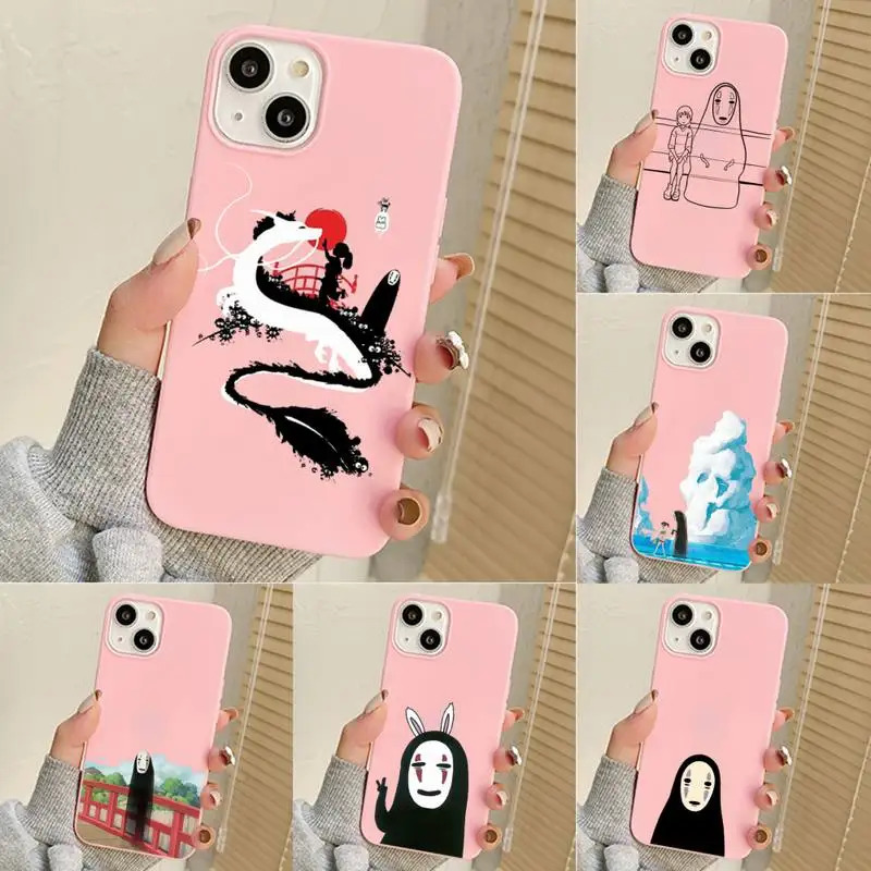 

Cartoon Studio Ghibli Spirited Away Phone Case For Iphone 7 8 Plus X Xr Xs 11 12 13 Se2020 Mini Mobile Iphones 14 Pro Max Case