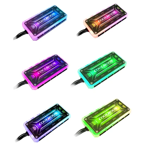 COOLMOON RGB Light Пульт дистанционного управления DC12V 5A Светодиодный RGB Цветной диммер