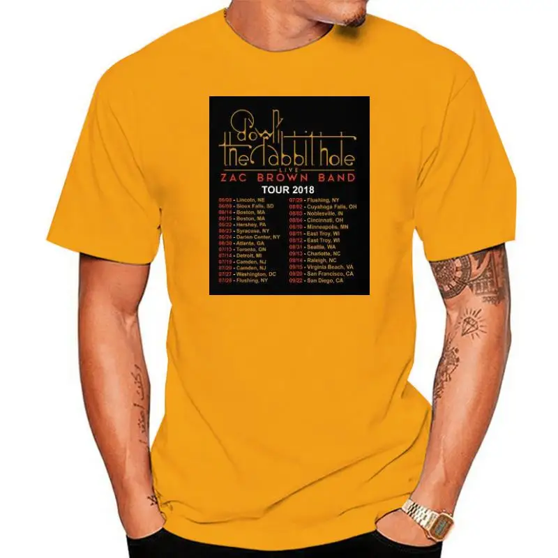 Down The Rabbit Hole Zac Brown Band Tour 2022 Black T-Shirt Unisex